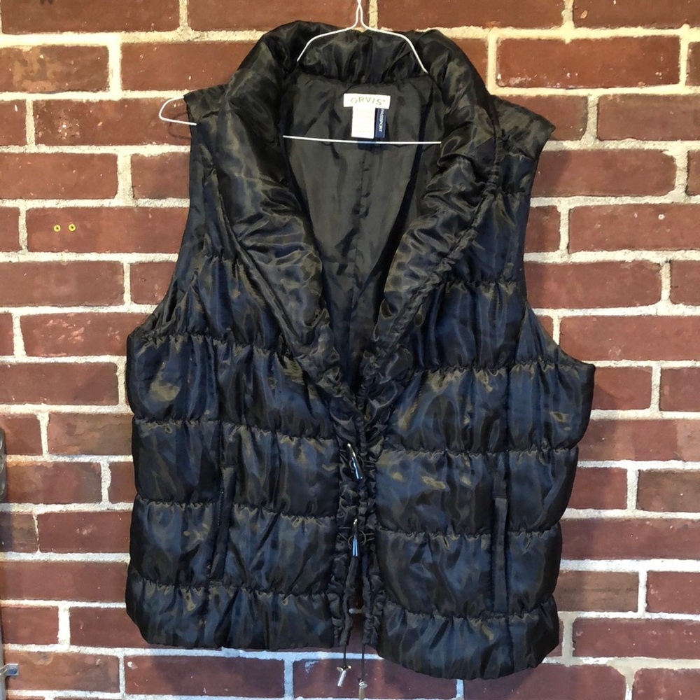 Orvis puffer vest. Great preowned condition. Women’s XL 18/20 black